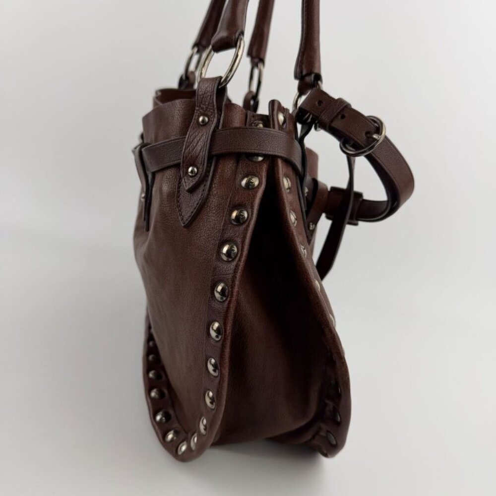 Miu Miu Tote Brown Leather Vintage - Picture 6 of 16